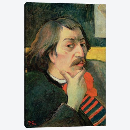 Self Portrait, c.1893  Canvas Print #BMN10922} by Paul Gauguin Canvas Artwork