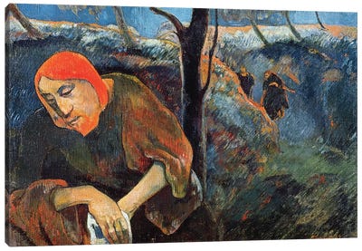 The Agony in the Garden of Olives, 1889  Canvas Art Print - Paul Gauguin