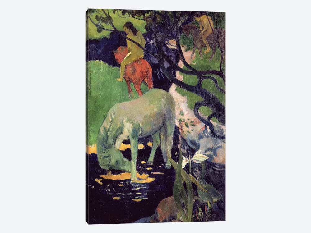 The White Horse, 1898  by Paul Gauguin 1-piece Canvas Art Print