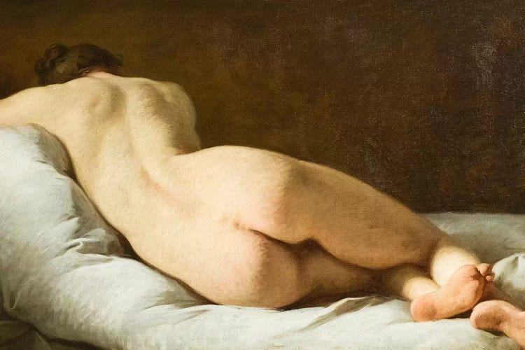 Female nude  by Pierre Subleyras wall art