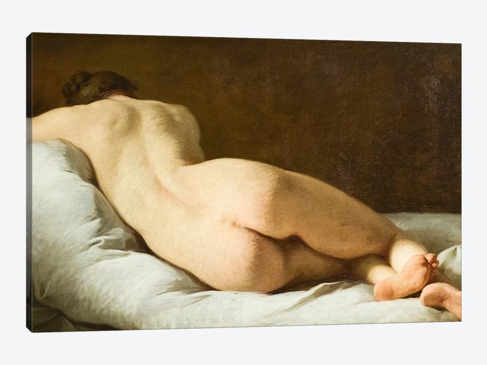 Female nude  by Pierre Subleyras 1-piece Canvas Wall Art
