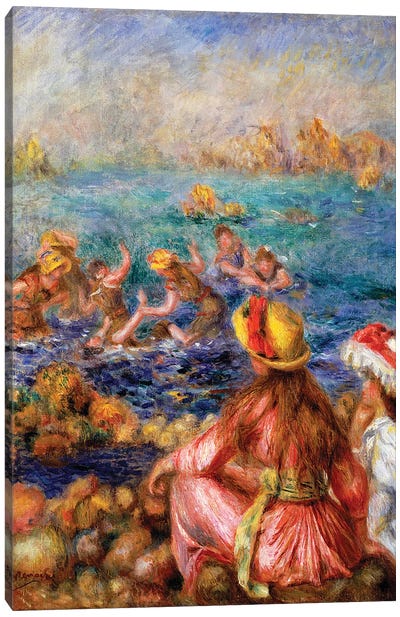 The Bathers, 1892  Canvas Art Print - Pierre Auguste Renoir