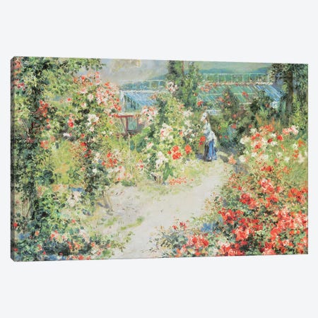 The Conservatory Canvas Print #BMN10951} by Pierre-Auguste Renoir Canvas Art Print