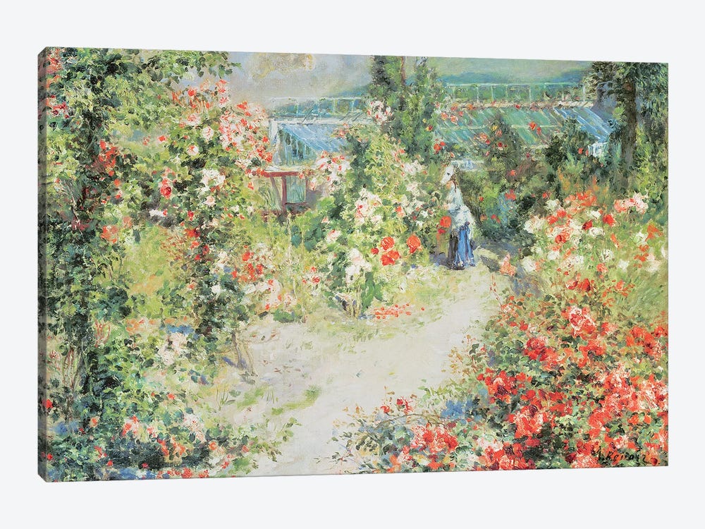 The Conservatory by Pierre-Auguste Renoir 1-piece Canvas Art