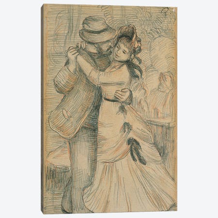 The Country Dance, 1883  Canvas Print #BMN10952} by Pierre-Auguste Renoir Art Print