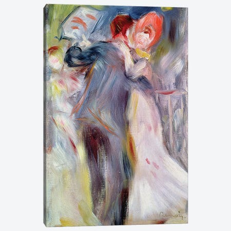 The Dance in the Country, c.1882-3  Canvas Print #BMN10953} by Pierre-Auguste Renoir Art Print