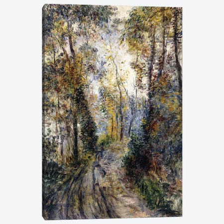 The Forest Path, 1871  Canvas Print #BMN10954} by Pierre-Auguste Renoir Canvas Wall Art