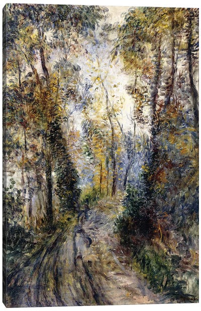 The Forest Path, 1871  Canvas Art Print - Pierre Auguste Renoir