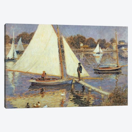 The Seine at Argenteuil, 1874  Canvas Print #BMN10959} by Pierre-Auguste Renoir Canvas Art Print
