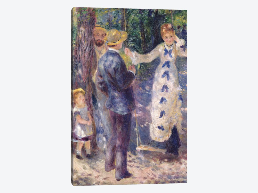 The Swing, 1876  by Pierre Auguste Renoir 1-piece Canvas Artwork