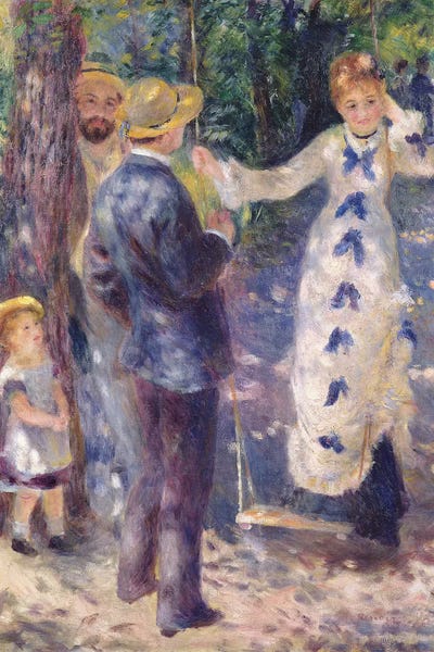 Pierre-Auguste Renoir: The Swing, 1876  by Pierre-Auguste Renoir