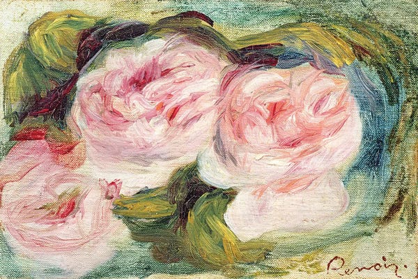 Pierre-Auguste Renoir: The Three Roses by Pierre-Auguste Renoir