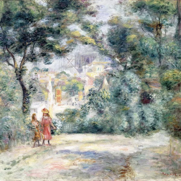 Pierre-Auguste Renoir: View of Sacre-Coeur, 1905  by Pierre-Auguste Renoir