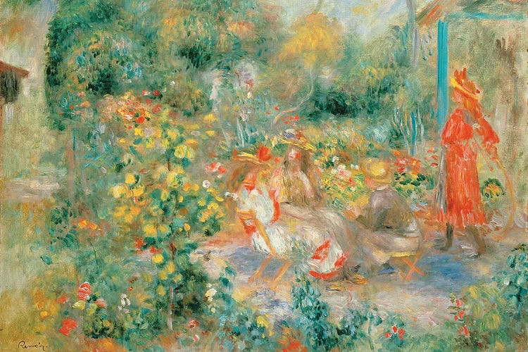 Young Girls in the Garden at Montmartre, 1893-95