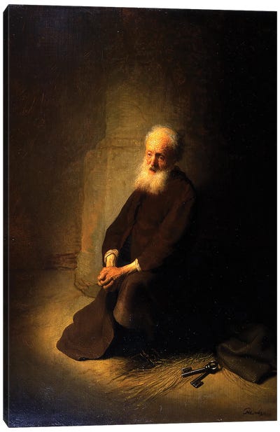 St. Peter in Prison, 1631  Canvas Art Print