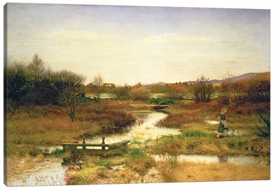 Lingering Autumn, 1890  Canvas Art Print