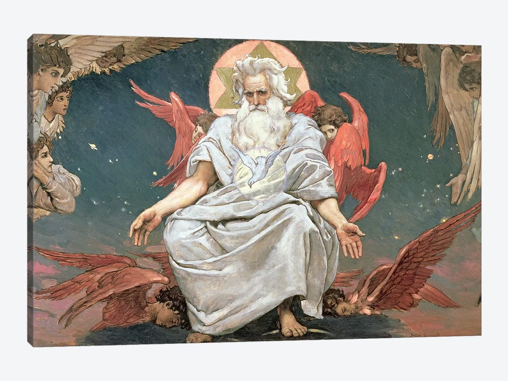 Savaoph, God the Father, 1885-96  by Victor Mikhailovich Vasnetsov 1-piece Canvas Art