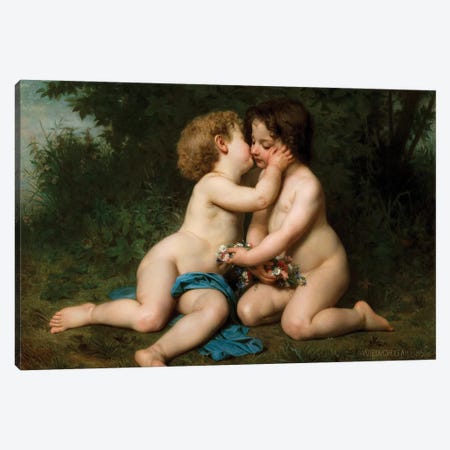Peace, 1860  Canvas Print #BMN11029} by William-Adolphe Bouguereau Canvas Wall Art