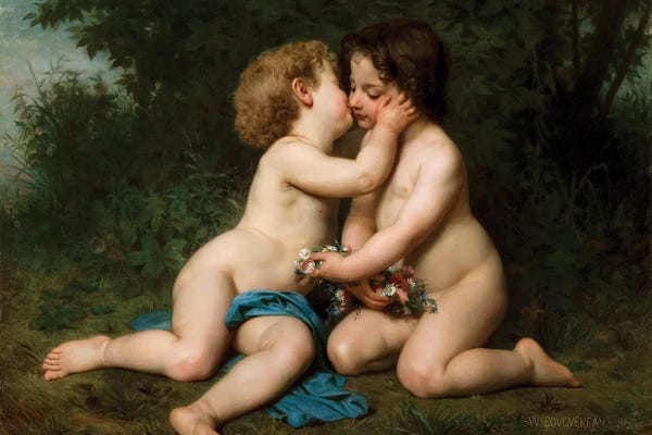 Child Portraits: Peace, 1860  by William-Adolphe Bouguereau