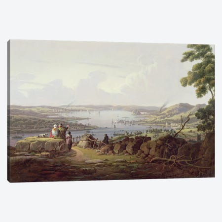 View of Greenock, Scotland Canvas Print #BMN1102} by Robert Salmon Canvas Print