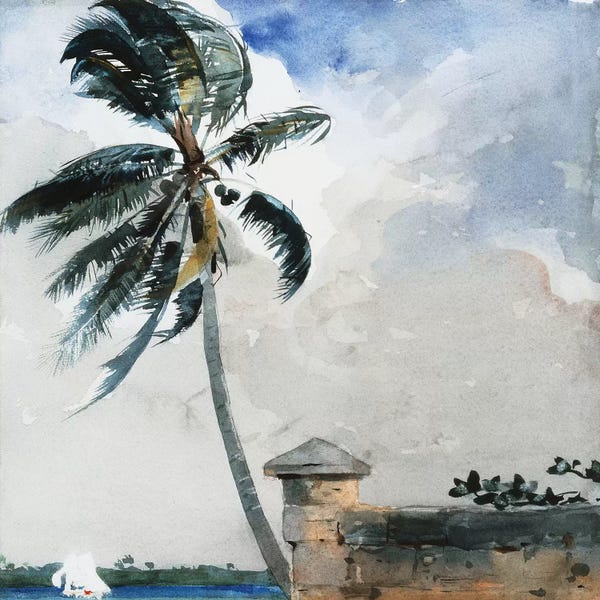 Bahamas: A Tropical Breeze, Nassau, 1889-90  by Winslow Homer