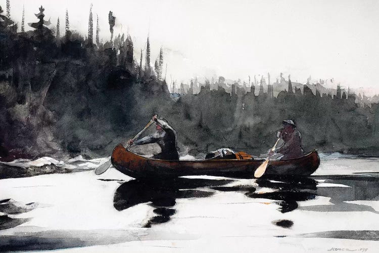 Guides Shooting Rapids, 1895 