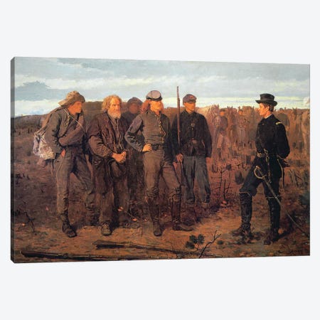 Prisoners from the Front, 1866  Canvas Print #BMN11049} by Winslow Homer Canvas Wall Art