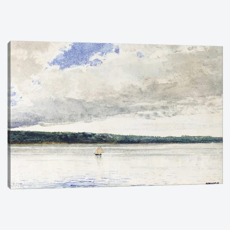 Small Sloop, 1880  Canvas Print #BMN11056} by Winslow Homer Canvas Wall Art