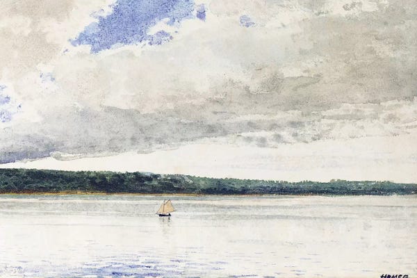 Winslow Homer: Small Sloop, 1880  by Winslow Homer