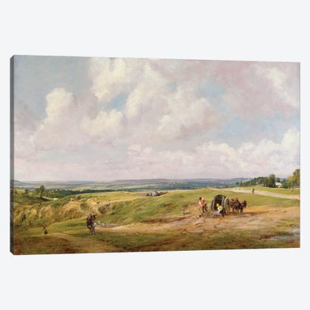 Hampstead Heath, c.1820  Canvas Print #BMN1105} by John Constable Canvas Artwork