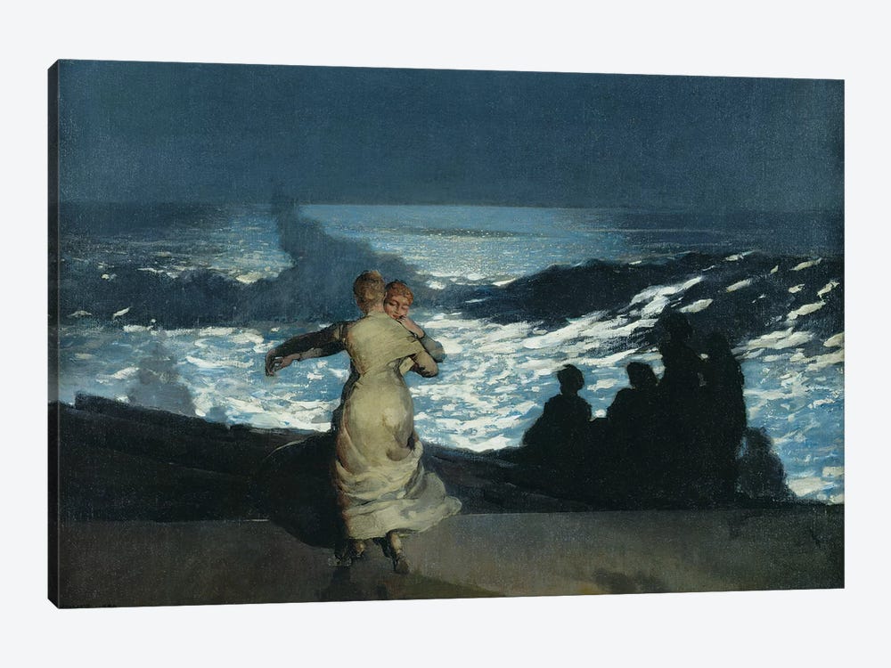Summer Night, 1890  by Winslow Homer 1-piece Canvas Art