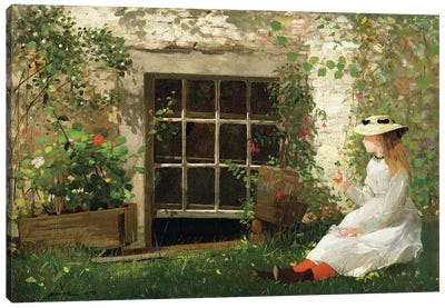The Four Leaf Clover, 1873  Canvas Art Print - Realism Art