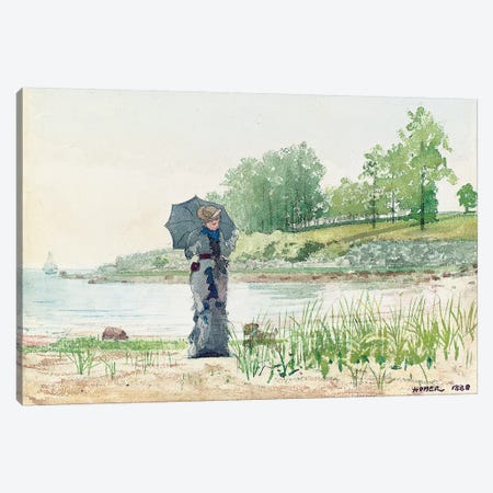 Young Woman, 1880  Canvas Print #BMN11072} by Winslow Homer Art Print
