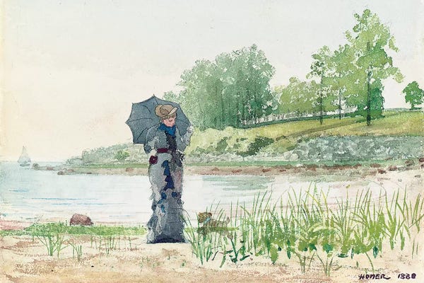 Winslow Homer: Young Woman, 1880  by Winslow Homer