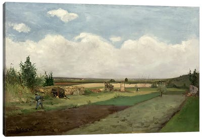 Landscape, 1873  Canvas Art Print - Post-Impressionism Art