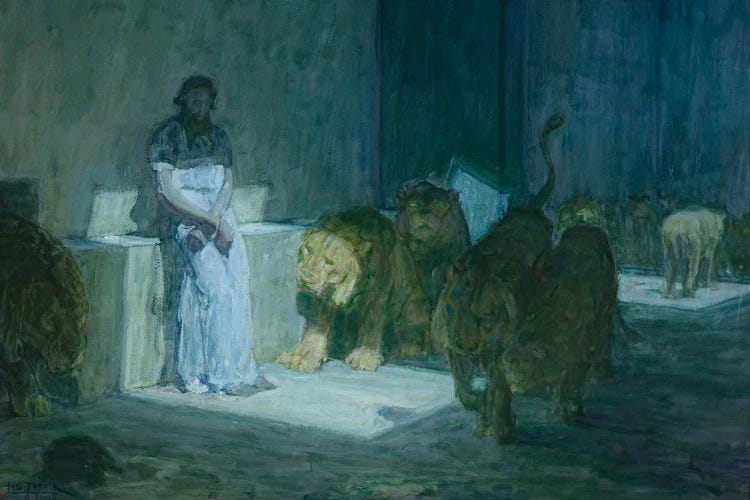 Daniel In The Lions' Den, 1907-18