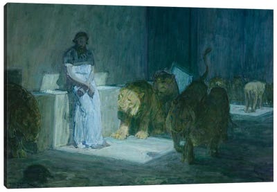Daniel In The Lions' Den, 1907-18 Canvas Art Print