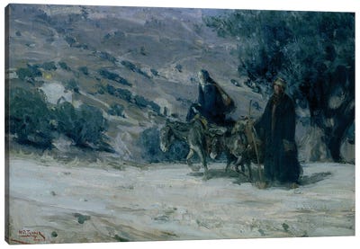 Flight Into Egypt, 1899 Canvas Art Print