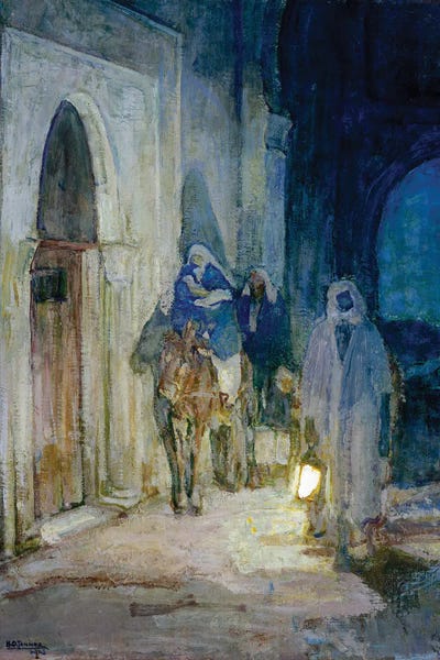 Religion & Spirituality: Flight Into Egypt, 1923 by Henry Ossawa Tanner