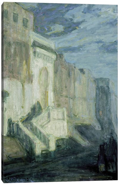 Moonlight: Walls Of Tangiers, C.1913-14 Canvas Art Print