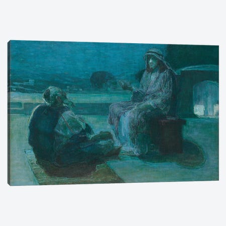 Nicodemus Coming To Christ, 1927 Canvas Print #BMN11087} by Henry Ossawa Tanner Canvas Art Print