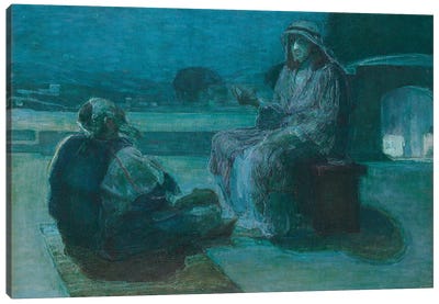 Nicodemus Coming To Christ, 1927 Canvas Art Print