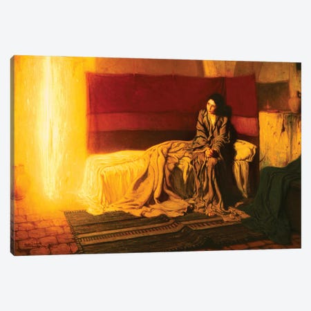 The Annunciation, 1898 Canvas Print #BMN11090} by Henry Ossawa Tanner Canvas Art Print