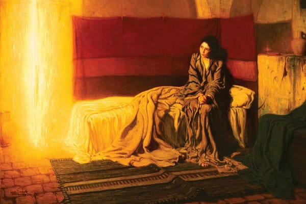 Religious Figures: The Annunciation, 1898 by Henry Ossawa Tanner