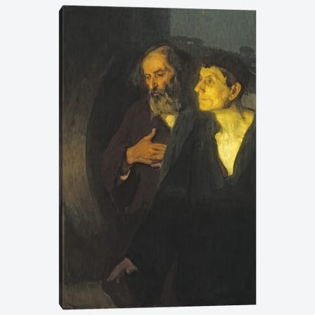 The Two Disciples At The Tomb, C.1906 Canvas Print #BMN11092} by Henry Ossawa Tanner Art Print