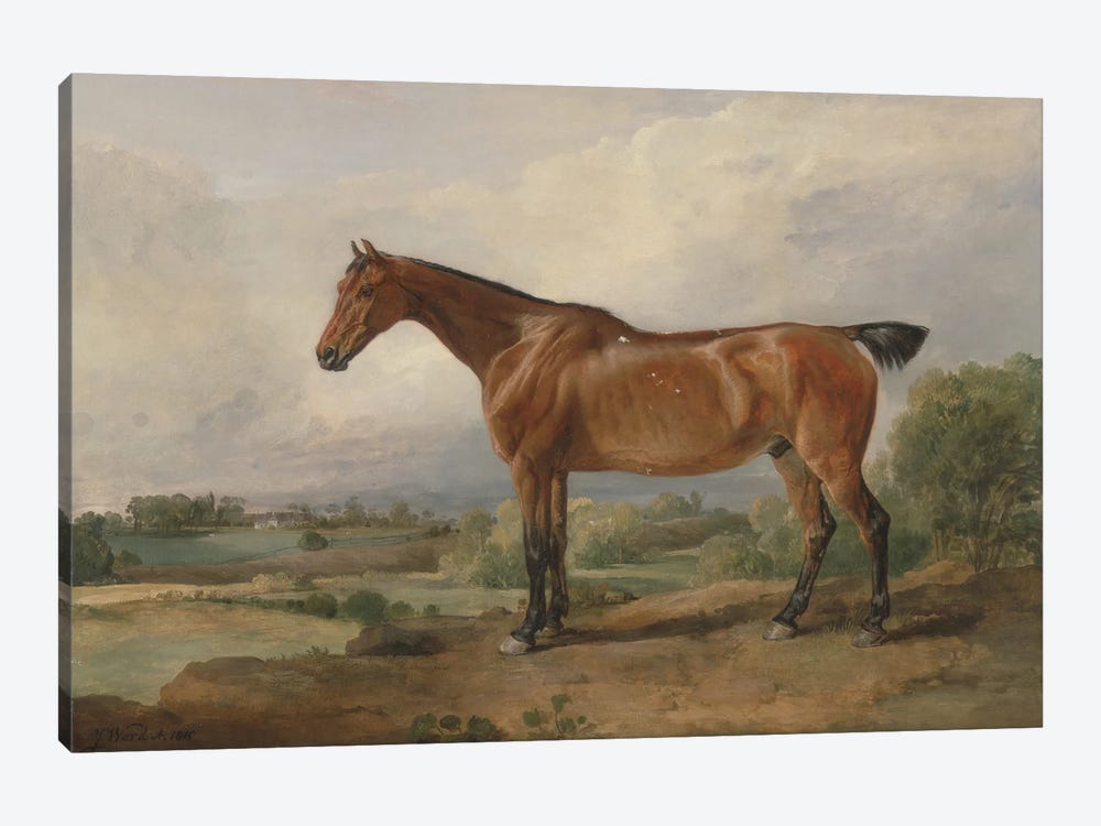 A Hunter In A Landscape, 1810 by James Ward 1-piece Canvas Art Print