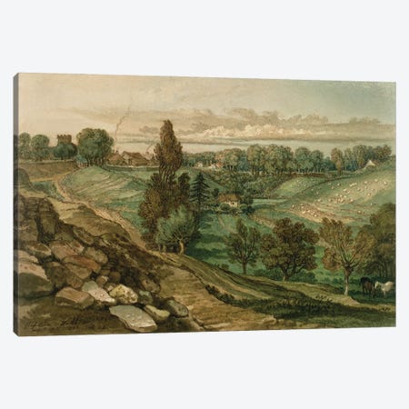 Chiseldon, Near Marlborough, Wiltshire, 1822 Canvas Print #BMN11113} by James Ward Canvas Art
