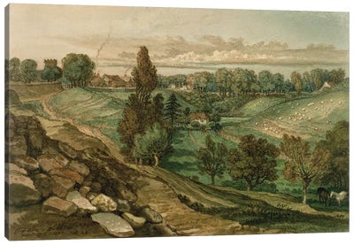 Chiseldon, Near Marlborough, Wiltshire, 1822 Canvas Art Print
