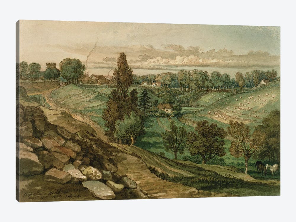 Chiseldon, Near Marlborough, Wiltshire, 1822 1-piece Canvas Art Print