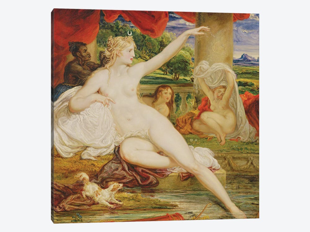 Diana At The Bath, 1830 by James Ward 1-piece Canvas Artwork